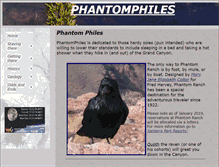 Tablet Screenshot of phantomphiles.com